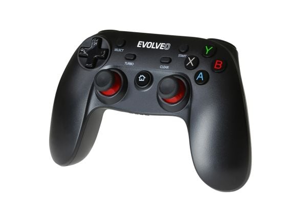 Evolveo EasyPhone Fighter F1, Gamepad, Android, PC, Playstation 3, Valg-knapp, Startknapp, Turboknapp, Ledning & Trådløs, Bluetooth/USB, 2,4 GHz