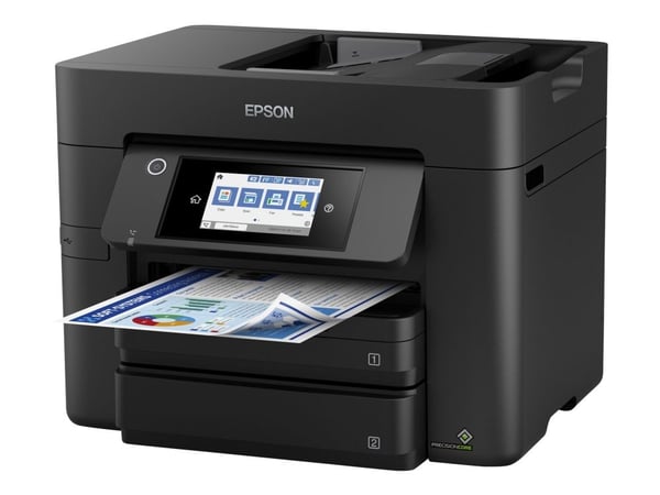 Epson WorkForce Pro WF-4830DTWF - Multifunktionsskrivare - färg - bläckstråle - A4/Legal (media) - upp till 25 sidor/minut (utskrift) - 500 ark - U...