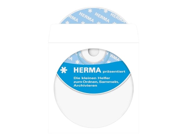 HERMA - CD/DVD-ficka - vit