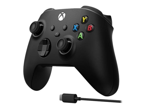 Microsoft Xbox Wireless Controller + USB-C Cable, Pad-ohjain, PC, Xbox One, Xbox One S, Xbox One X, Xbox Series S, Xbox Series X, D-pad, Kotipainik...