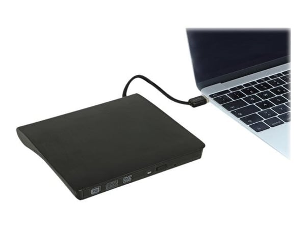 Delock 5,25" eksternt kabinett Ultra Slim SATA > USB 3.0 - Lagringspakning - SATA - USB 3.0 - sort