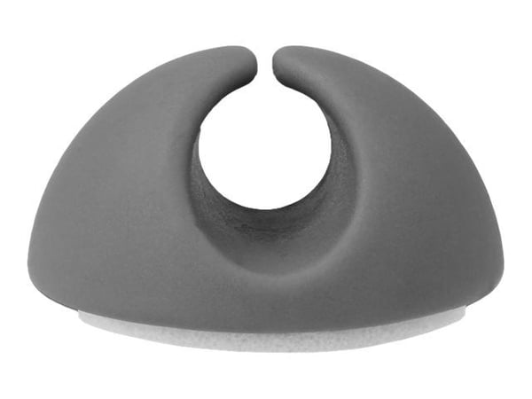 Delock - Kabelholder - grå, hvit (en pakke 6)