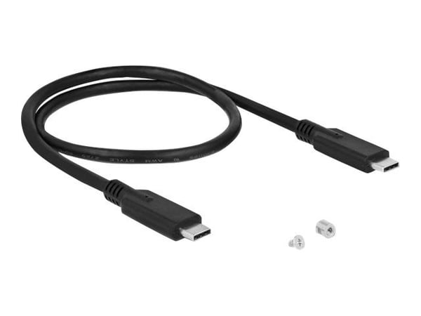 DeLOCK 42614, SSD-kotelo, M.2, 10 Gbit/s, USB-liitettävyys, Musta