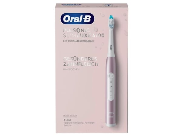 Oral-B Pulsonic Slim Luxe 4100 - Tannbørste - rosegull