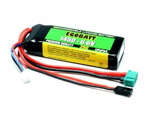 Pichler Modelbyggeri-batteripakke (Li-Ion) 6,6 V 1450 mAh 25 C Blok XH