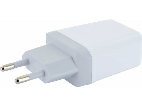 Schwaiger Power4You Professional - Strømadapter - 2.4 A - QC 3.0 (USB) - hvit