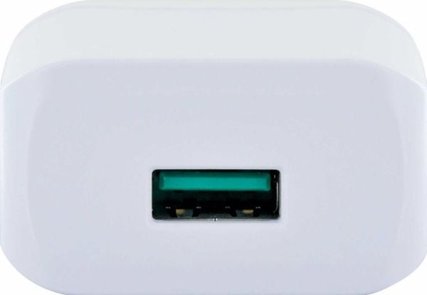 Schwaiger Power4You Professional - Strømadapter - 2.4 A - QC 3.0 (USB) - hvit