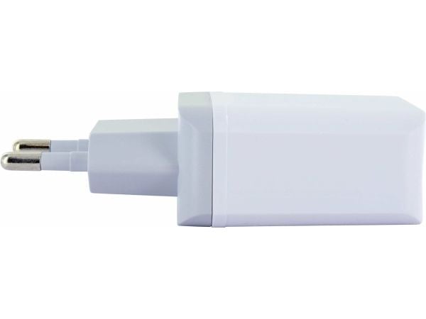 Schwaiger Power4You Professional - Strømadapter - 2.4 A - QC 3.0 (USB) - hvit