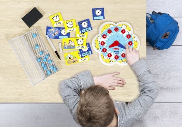 Quercetti Primo Clock, 4 år, Plast, Flerfarget