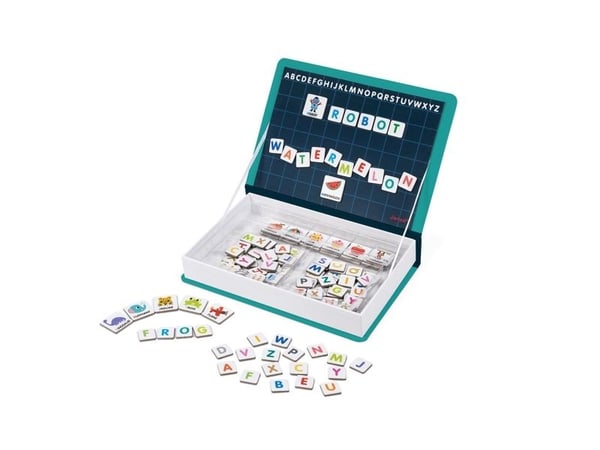 JANOD English Alphabet Magneti''Book, 3 vuosi/vuosia, Pahvi, Monivärinen