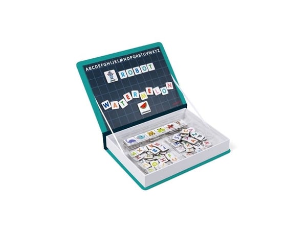 JANOD English Alphabet Magneti''Book, 3 år, Fotoark kartong, Flerfarget