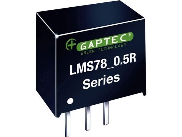 Gaptec LMS78_05-0.5R DC/DC-muunnin, piirilevy 24 V/DC 5 V/DC 500 mA 2,5 W Lähtöjen määrä: 1 x