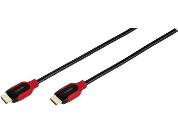 Vivanco HDMI 1.4 1.5m, 1,5 m, HDMI Type A (Standard), HDMI Type A (Standard), 4096 x 2160 piksler, 3D, Rød