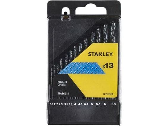 Stanley STA56015-QZ, Drill, Metall, Rolled High-Speed Steel (HSS-R), 10 stykker