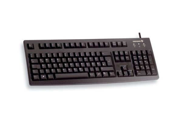 CHERRY G83-6104 - Tangentbord - USB - amerikansk - svart