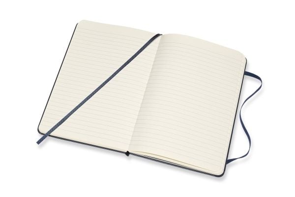 Moleskine Classic, Monokromatisk, Blå, 208 ark, Linjerte ark, Innbundet (hardcover), Universell |
