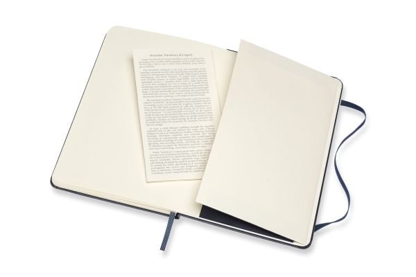 Moleskine Classic, Monokromatisk, Blå, 208 ark, Linjerte ark, Innbundet (hardcover), Universell |