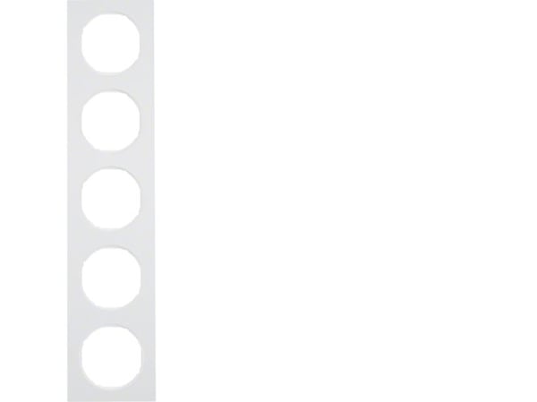 Berker 10152289, Valkoinen, Ruuviton, Berker, Kiiltävä, 1 kpl