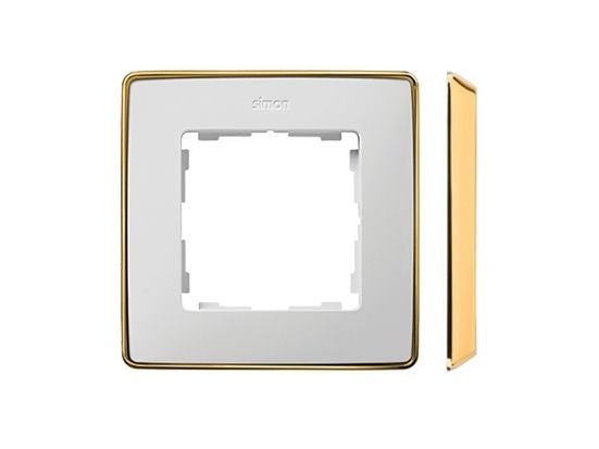 Kontakt-Simon 8201610-245, Hvit, Plast, 1 stykker, 17 mm
