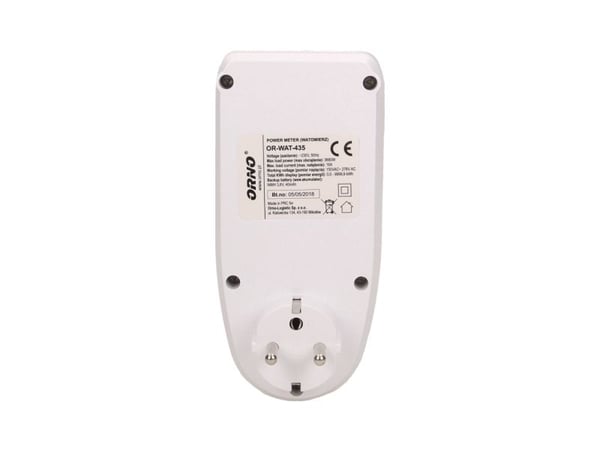 ORNO OR-WAT-435, 150-276W, LCD, knappe, 70 mm, 77,2 mm, 149 mm