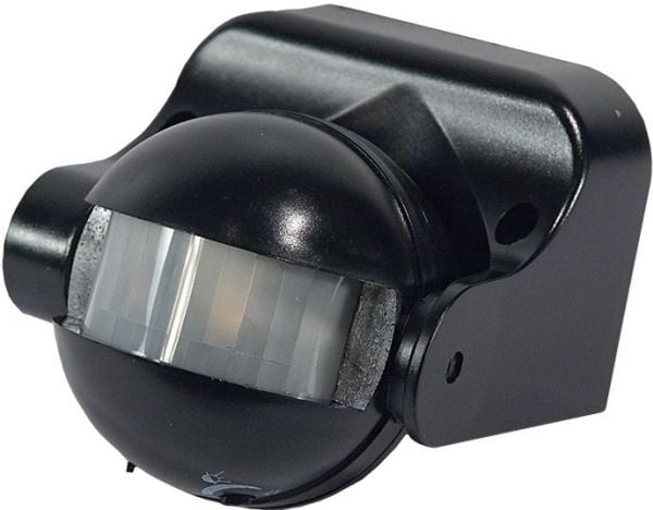 Bemko liiketunnistin 1200W 180 astetta musta (B50-SES09BL)