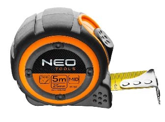 NEO målebånd m/magnet - 5 m x 25 mm - 2343817