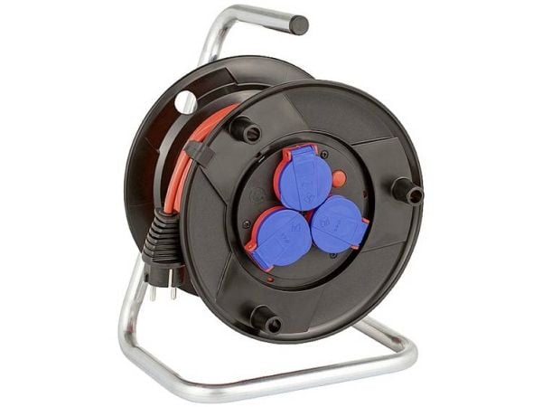 Brennenstuhl 1098530001, Musta, Muovi, 20 m, IP44, 250 mm, 190 mm