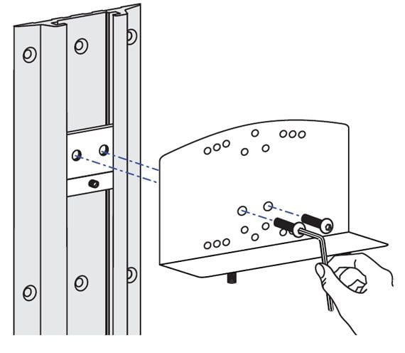 Ergotron Track Mount Bracket Kit for CPU Holders, 500 g, 500 g