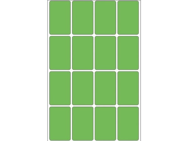 HERMA flerbruksetiketter, 25 x 40 mm, grønn, stor pakke Innhold: 512 stk (2455)