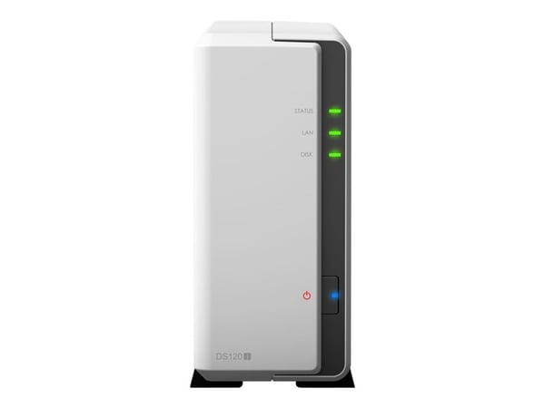 Synology Disk Station DS120J - Personlig cloud-opbevaringsenhed - SATA 6Gb/s - RAM 512 MB - Gigabit Ethernet - iSCSI