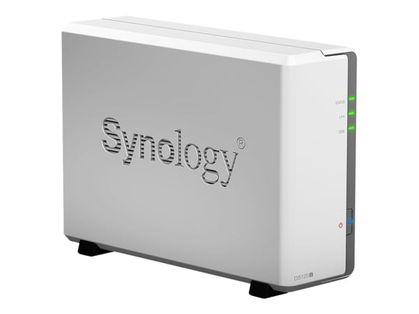 Synology Disk Station DS120J - Personlig cloud-opbevaringsenhed - SATA 6Gb/s - RAM 512 MB - Gigabit Ethernet - iSCSI