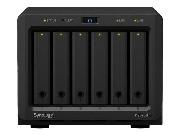 Synology Disk Station DS620slim - NAS-server - 6 fack - SATA 6Gb/s ...