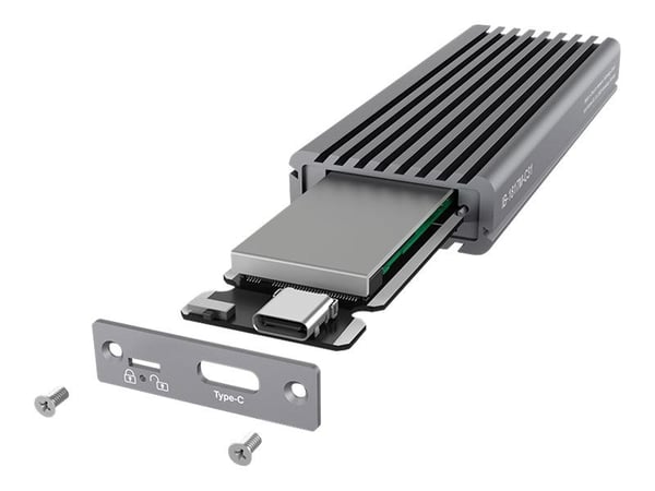ICY BOX IB-1817M-C31 - Lagringspakning - M.2 - NVMe - USB 3.1 (Gen 2)