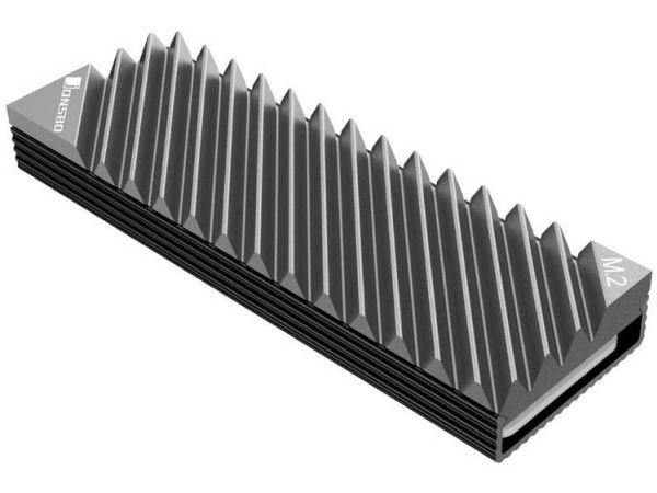 Jonsbo M.2-3 GREY, Heatsink/Radior, Sort, Grå, Grå