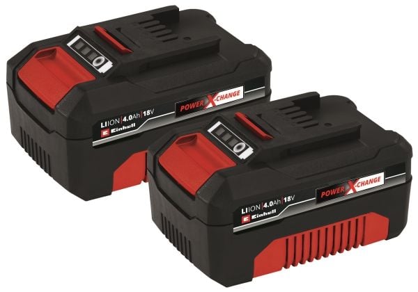 Einhell 4511489, Batteri, Lithium-Ion (Li-Ion), 4 Ah, 18 V, Einhell, Sort, Rød