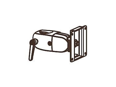 Ergotron - Monteringskomponent (enkelt klemmesvingtapp)