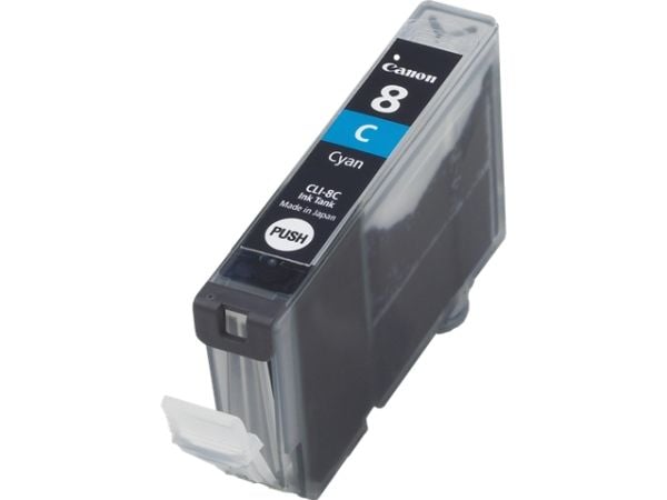 Canon CLI-8C - 13 ml - cyan - original - bläcktank - för PIXMA iP3500, iP4500, iP5300, MP510, MP520, MP610, MP960, MP970, MX700, MX850, Pro9000