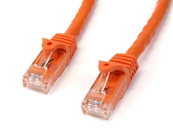 StarTech.com N6PATC15MOR, 15 m, Cat6, U/UTP (UTP), RJ-45, RJ-45, Oranssi