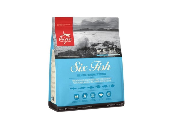 ORIJEN Six Fish tørrfôr til hunder 2 kg