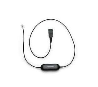 Jabra GN1221 Sound Limiter - Hodetelefonkabel - RJ-9 hann til Quick Disconnect - 80 cm