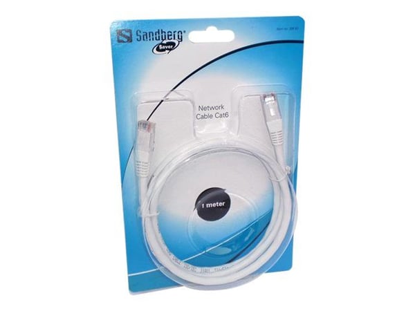 Sandberg SAVER - Patch-kabel - RJ-45 (hane) till RJ-45 (hane) - 2 m - UTP - CAT 6