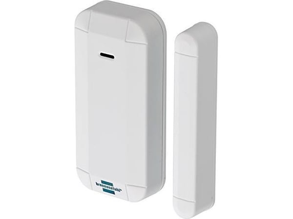 Brennenstuhl 1294250, Trådløs, RF kabel-fri, Hvit, 868.3 MHz, Dør/vindu, 100 m