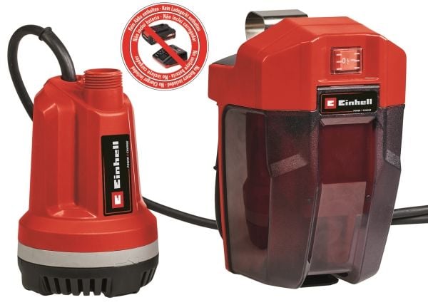 Einhell GE-PP 18 RB Li - Solo, Batteri, 2 stang, 3000 l/t - SOLO