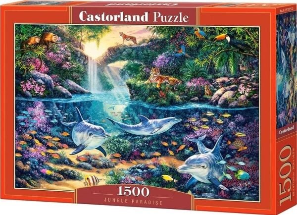 Castorland Jungle Paradise 1500 pcs, 1500 stykker, Flora og fauna, 9 år