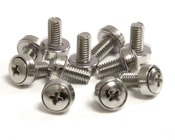 StarTech.com CABSCREWSM6, Ruuvi, Hopea, 50 kpl, 218 g