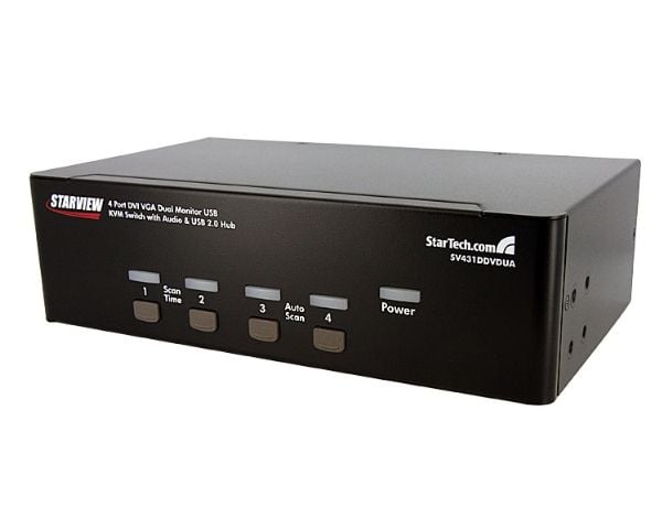 StarTech.com SV431DDVDUA, 1920 x 1200 pikseliä, 18 W, Musta