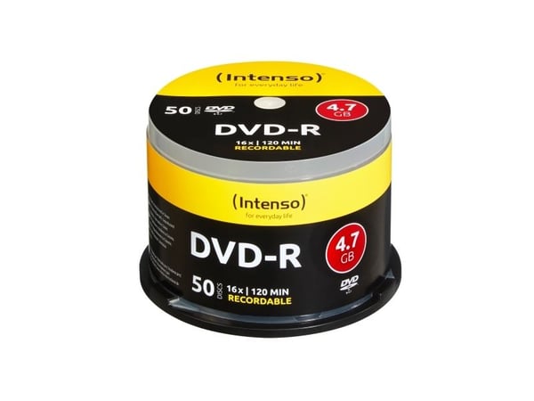 Intenso - 50 x DVD-R (G) - 4.7 GB (120 min) 16x - spindel
