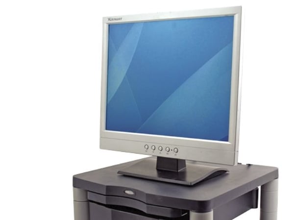 Fellowes Premium Monitor Riser Plus - Monteringskomponent (draglåda) - för LCD-display - grafit - skärmstorlek: 21"