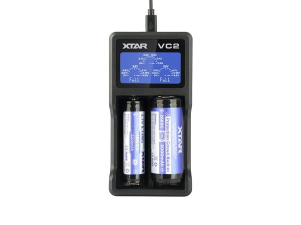 XTAR VC2, Litiumioni (Li-Ion)