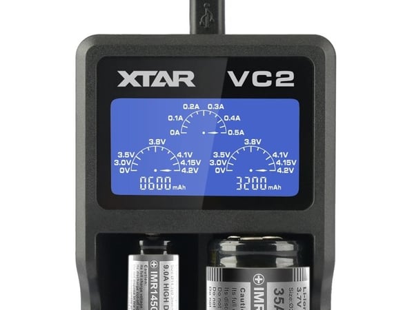 XTAR VC2, Litiumioni (Li-Ion)